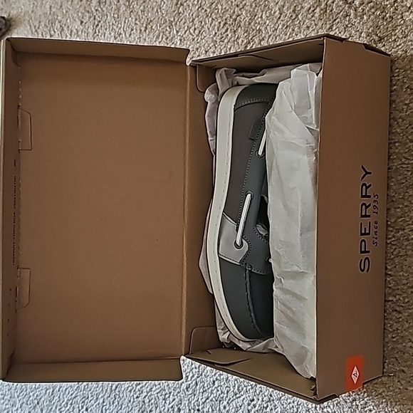 Womens Sperry Coastfish 1 Eye-Tonal Metallic Smoked Pearl - Picture 8 of 8